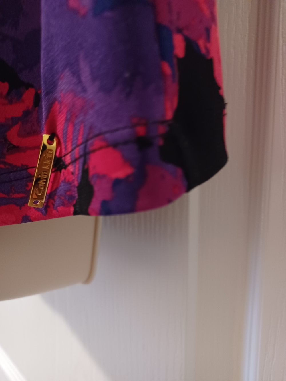 Calvin Klein Pink and Purple Floral Sleeveless Top - Picture 6 of 16